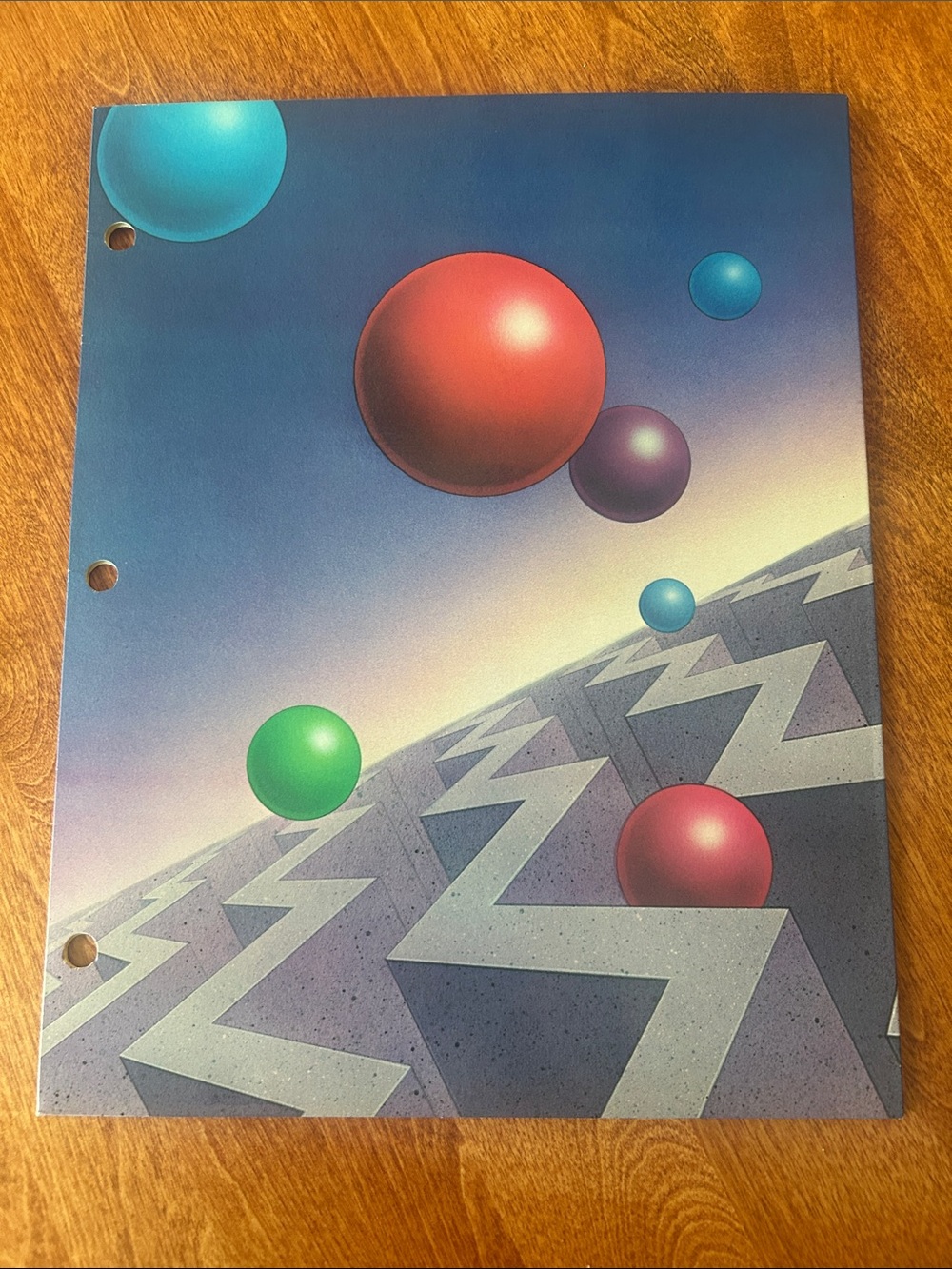 Vintage Trapper Keeper Folder